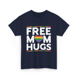 Free Mom Hugs Pride T-Shirt - Navy