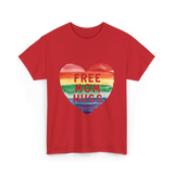 Free Mom Hugs Pride T-Shirt - Red