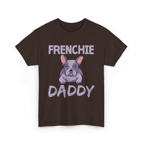 Frenchie Daddy Bulldogs T-Shirt - Dark Chocolate