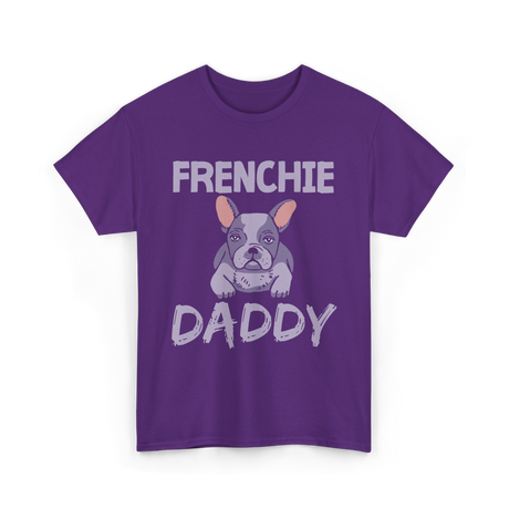 Frenchie Daddy Bulldogs T-Shirt - Purple