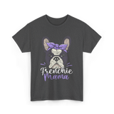 Frenchie Mama French Bulldog T-Shirt - Dark Heather