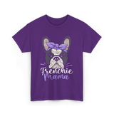 Frenchie Mama French Bulldog T-Shirt - Purple