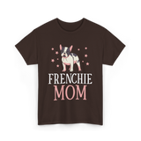 Frenchie Mom Bulldog Dog Lover T-Shirt - Dark Chocolate