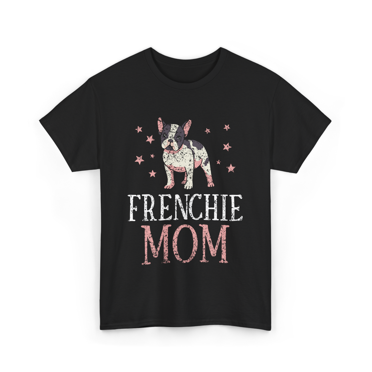 Frenchie Mom Bulldog Pet Owner T-Shirt - Black