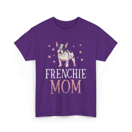 Frenchie Mom Bulldog Pet Owner T-Shirt - Purple