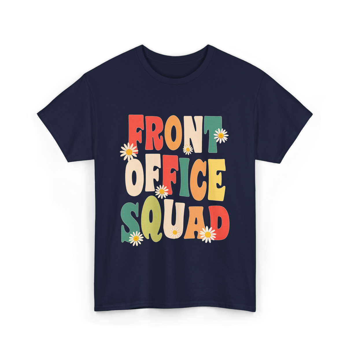 Front Office Squad Administrative Team T-Shirt - Navy