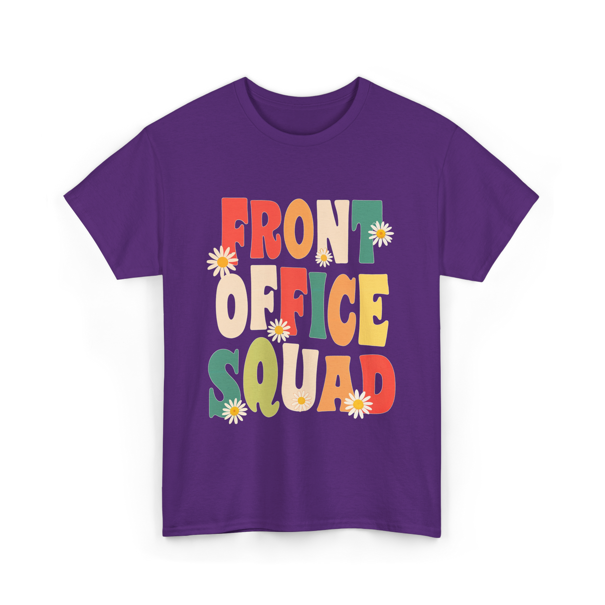 Front Office Squad Administrative Team T-Shirt - Purple