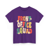 Front Office Squad Administrative Team T-Shirt - Purple