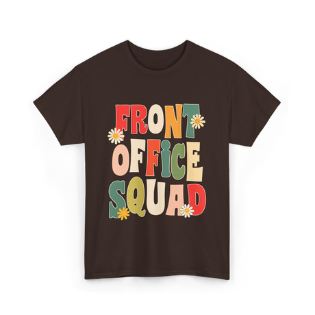 Front Office Squad Team T-Shirt - Dark Chocolate