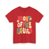 Front Office Squad Team T-Shirt - Red