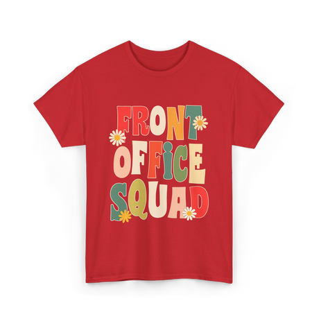 Front Office Squad Team T-Shirt - Red