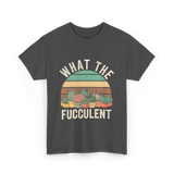 Fucculent Cactus Succulent Gardening T-Shirt - Dark Heather