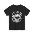 Fueled By Crystals Coffee Spiritual T-Shirt - Black