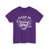 Fueled By Feminist Rage Feminism T-Shirt - Purple