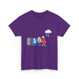 Funny Data Storage Geek Technology T-Shirt - Purple