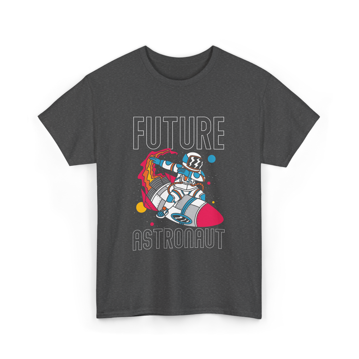 Future Astronaut Space Exploration T-Shirt - Dark Heather