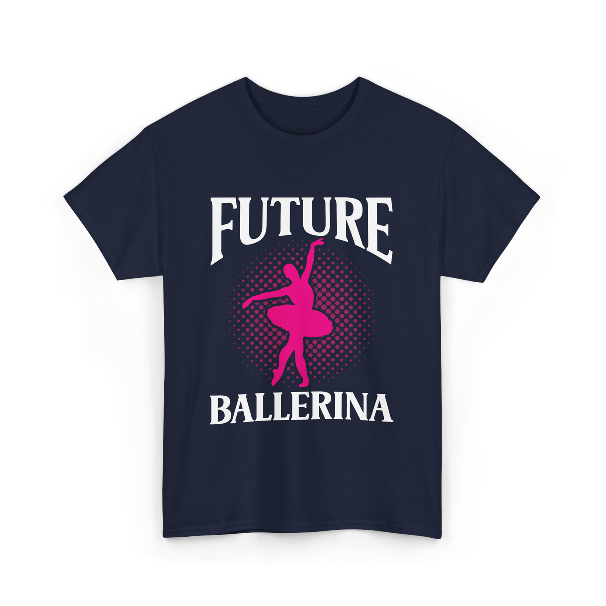 Future Ballerina Ballet Dancer T-Shirt - Navy