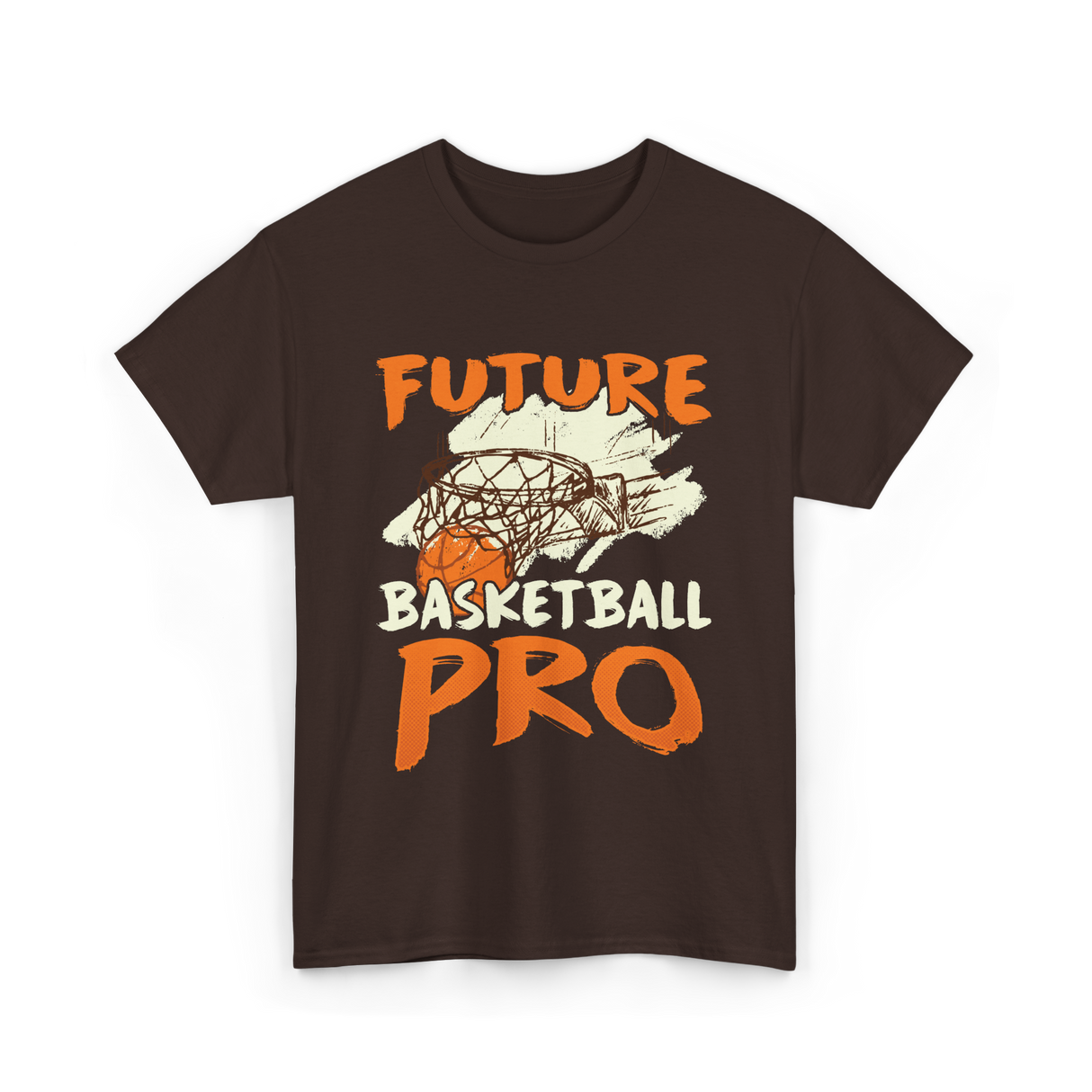 Future Basketball Pro Basketball T-Shirt - Dark Chocolate