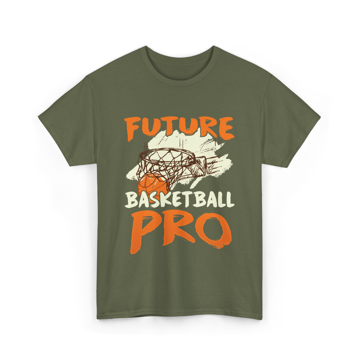 Future Basketball Pro Basketball T-Shirt - Military Green