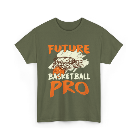 Future Basketball Pro Basketball T-Shirt - Military Green