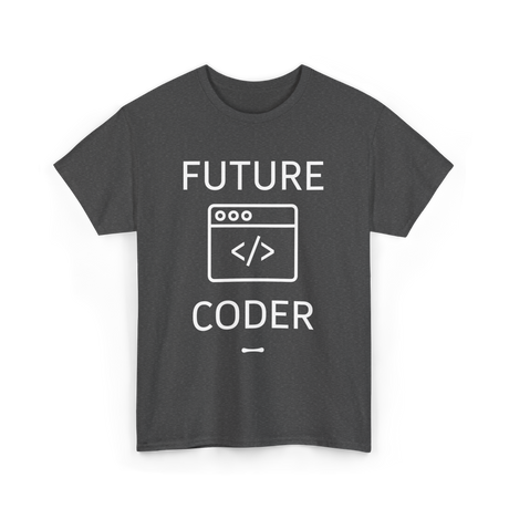 Future Coder Coding Student T-Shirt - Dark Heather