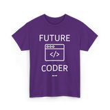 Future Coder Coding Student T-Shirt - Purple