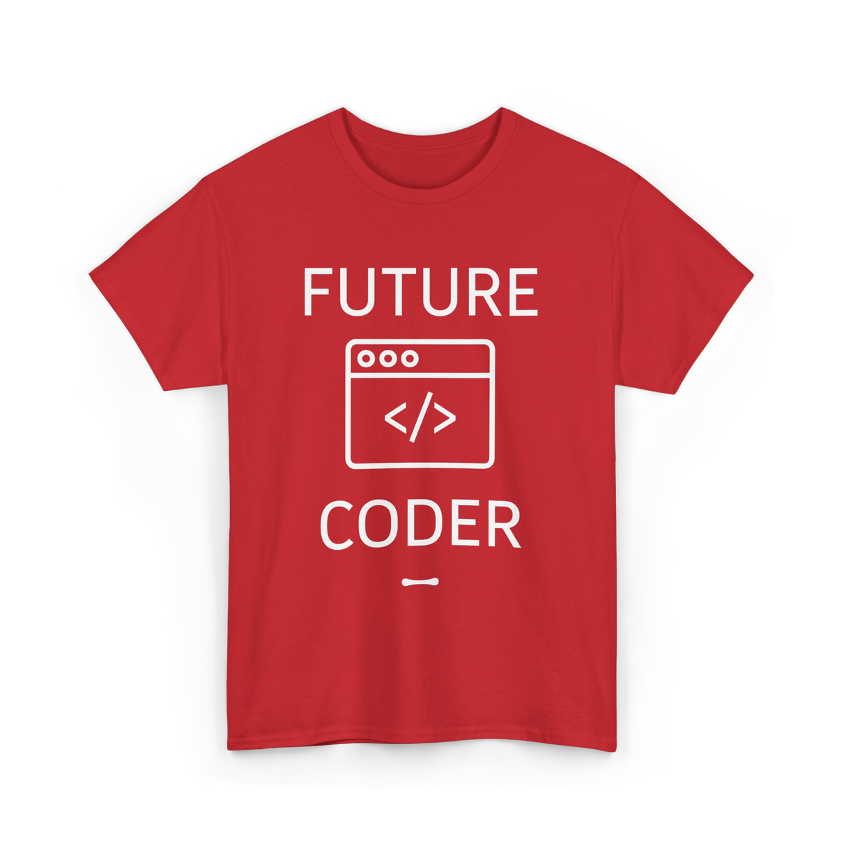 Future Coder Coding Student T-Shirt - Red