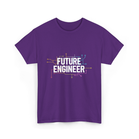 Future Engineer Engineering Electronics T-Shirt - Purple