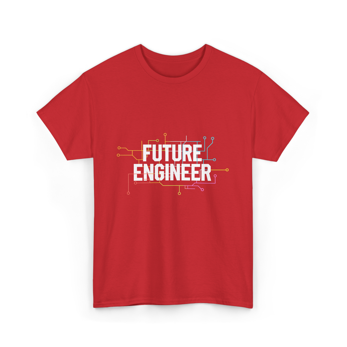 Future Engineer Engineering Electronics T-Shirt - Red