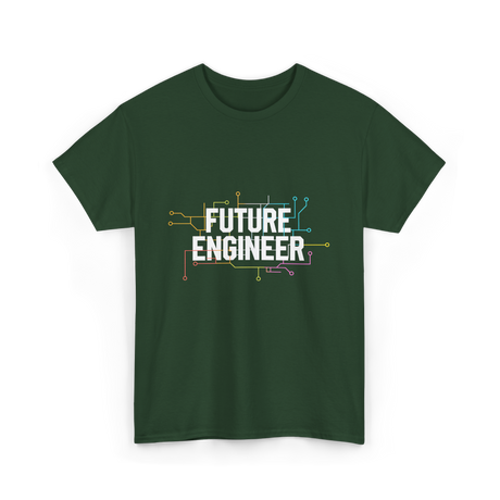 Future Engineer Engineering Electronics T-Shirt - Forest Green