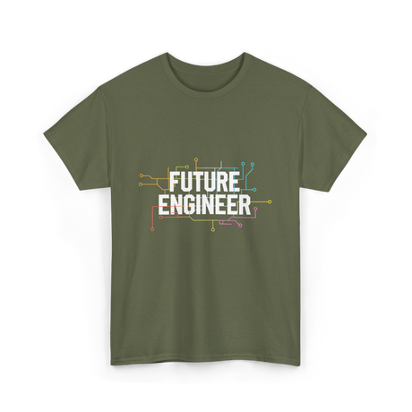 Future Engineer Engineering Electronics T-Shirt - Military Green