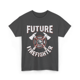 Future Firefighter Fire Dept Firefighting T-Shirt - Dark Heather