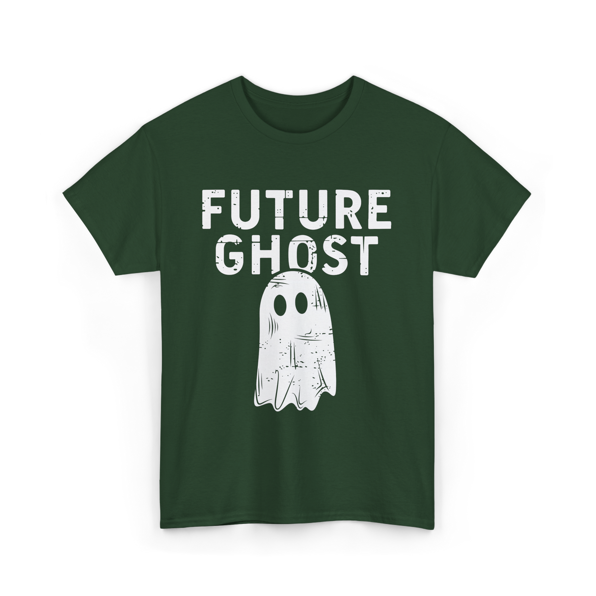 Future Ghost Halloween Costume T-Shirt - Forest Green