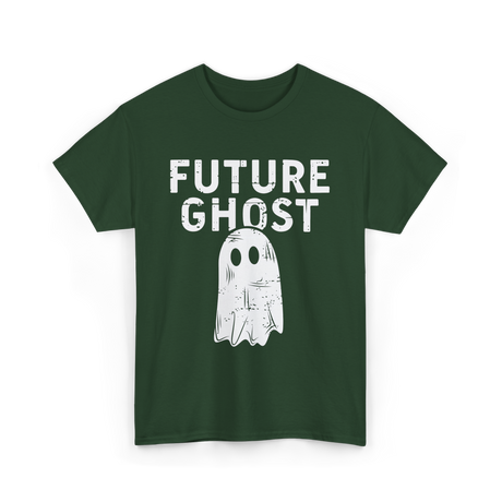 Future Ghost Halloween Costume T-Shirt - Forest Green