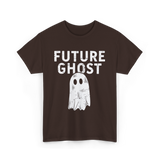 Future Ghost Halloween Costume T-Shirt - Dark Chocolate