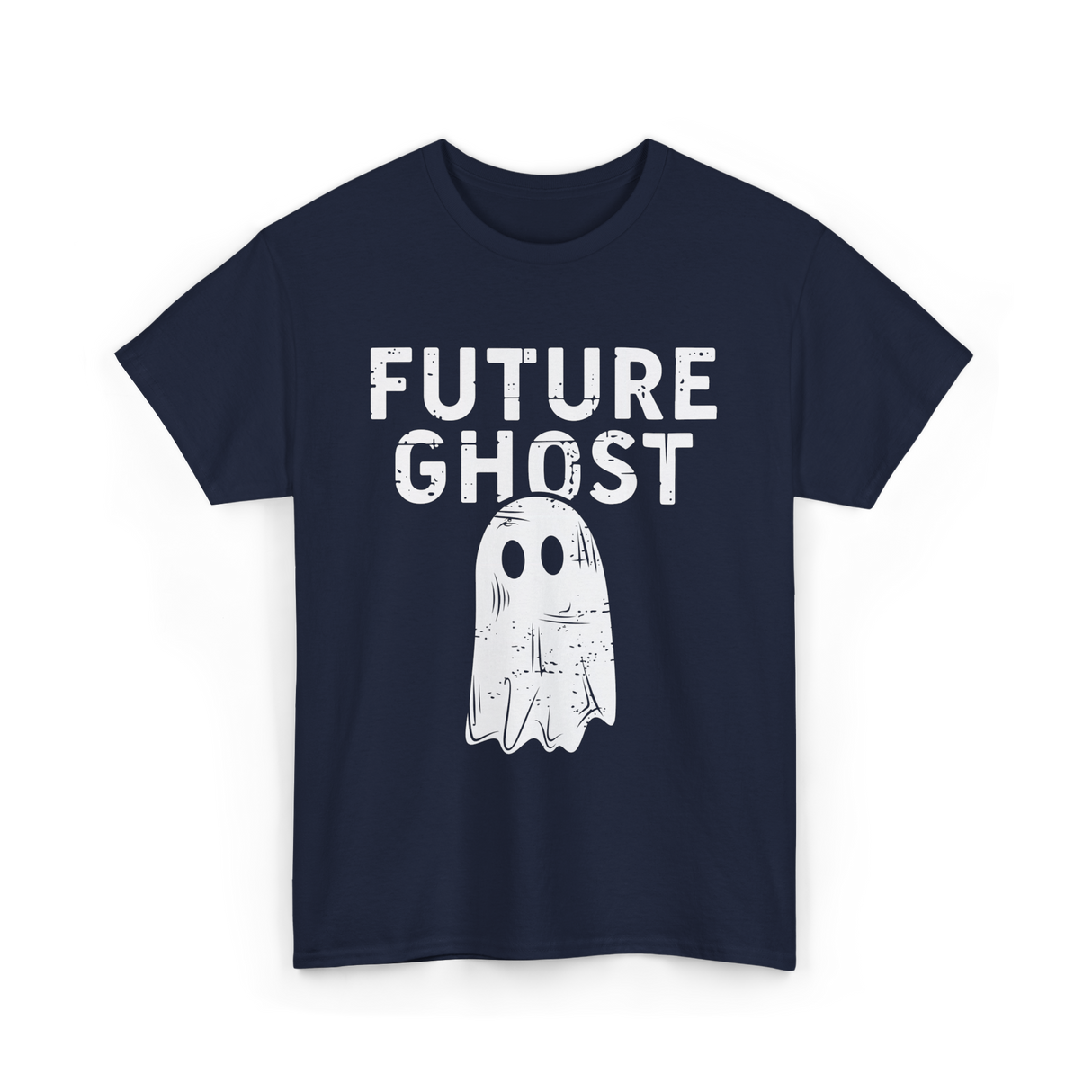 Future Ghost Halloween Costume T-Shirt - Navy