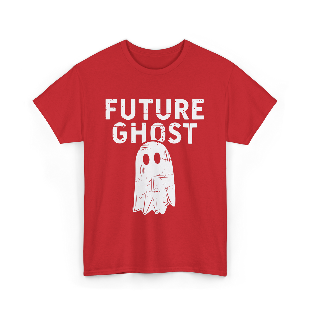 Future Ghost Halloween Costume T-Shirt - Red