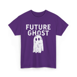 Future Ghost Halloween Costume T-Shirt - Purple