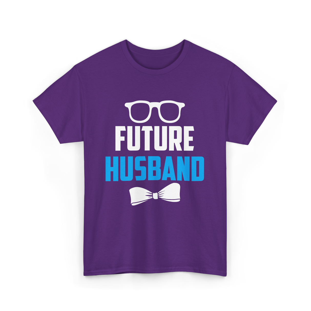 Future Husband Groom Sayings T-Shirt - Purple