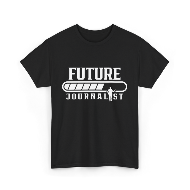 Future Journalist Reporter T-Shirt - Black