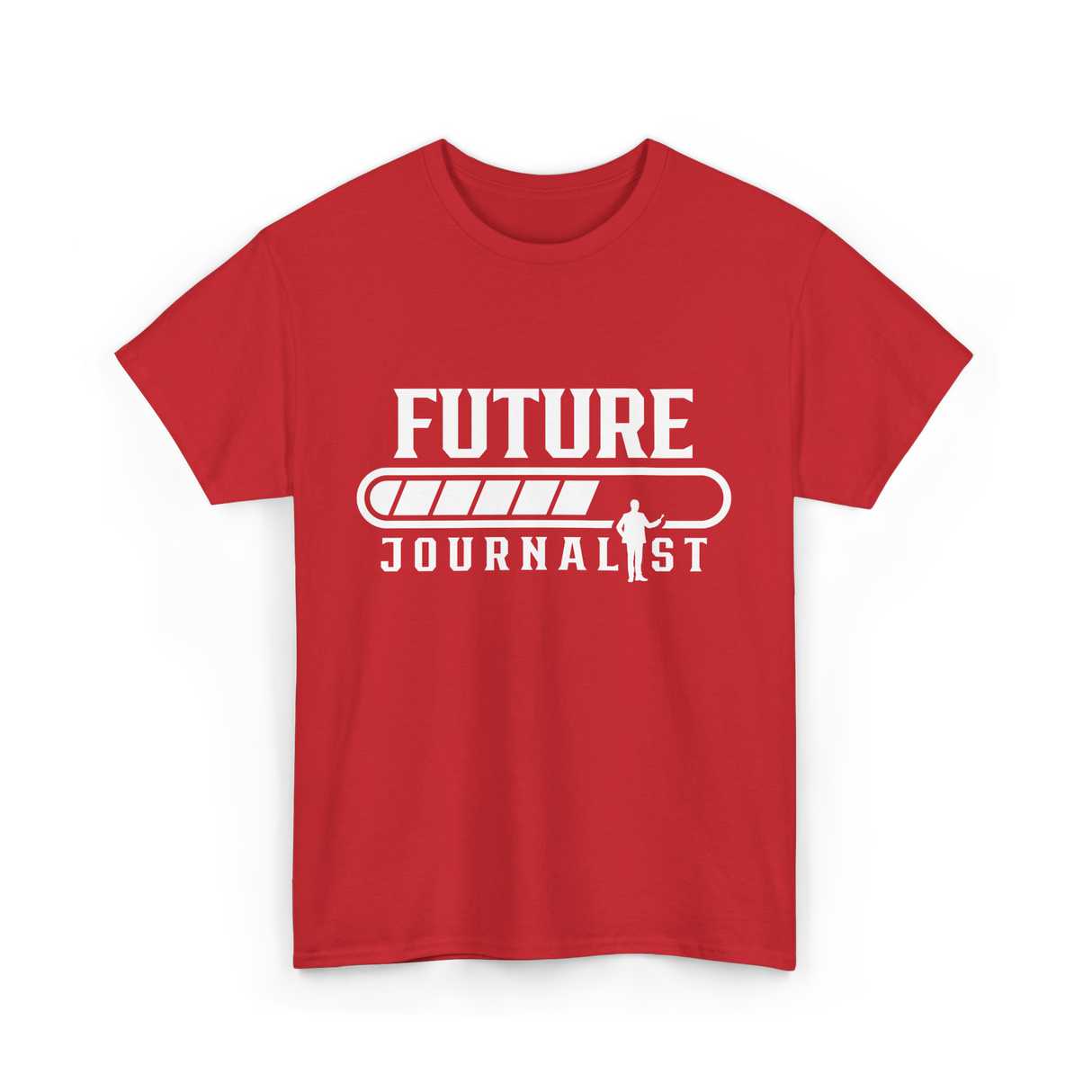 Future Journalist Reporter T-Shirt - Red