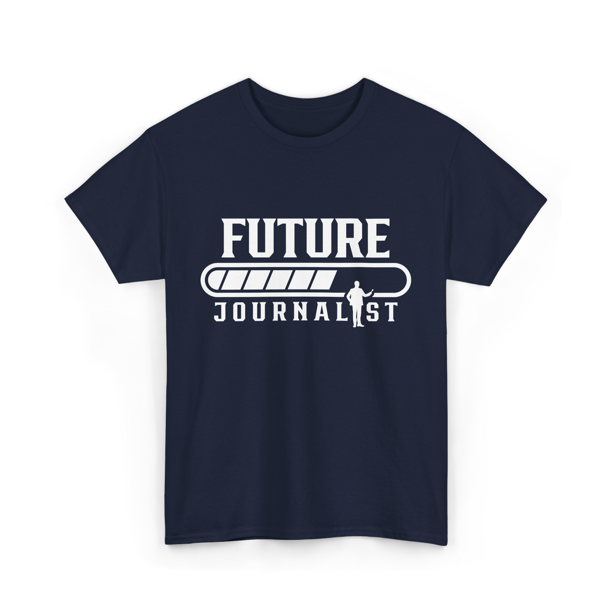 Future Journalist Reporter T-Shirt - Navy