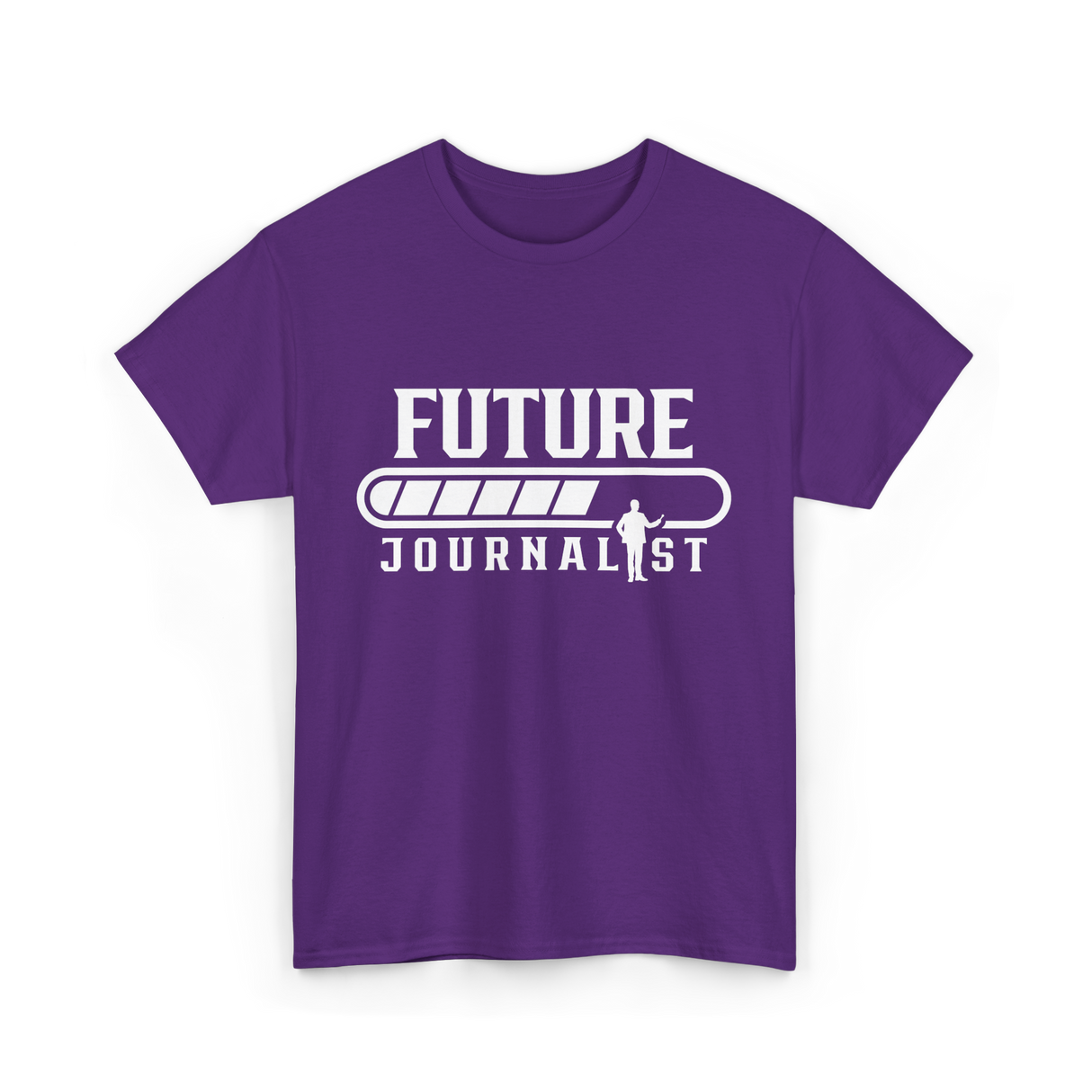 Future Journalist Reporter T-Shirt - Purple