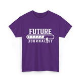 Future Journalist Reporter T-Shirt - Purple