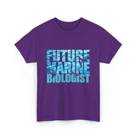 Future Marine Biologist Marine Biology T-Shirt - Purple