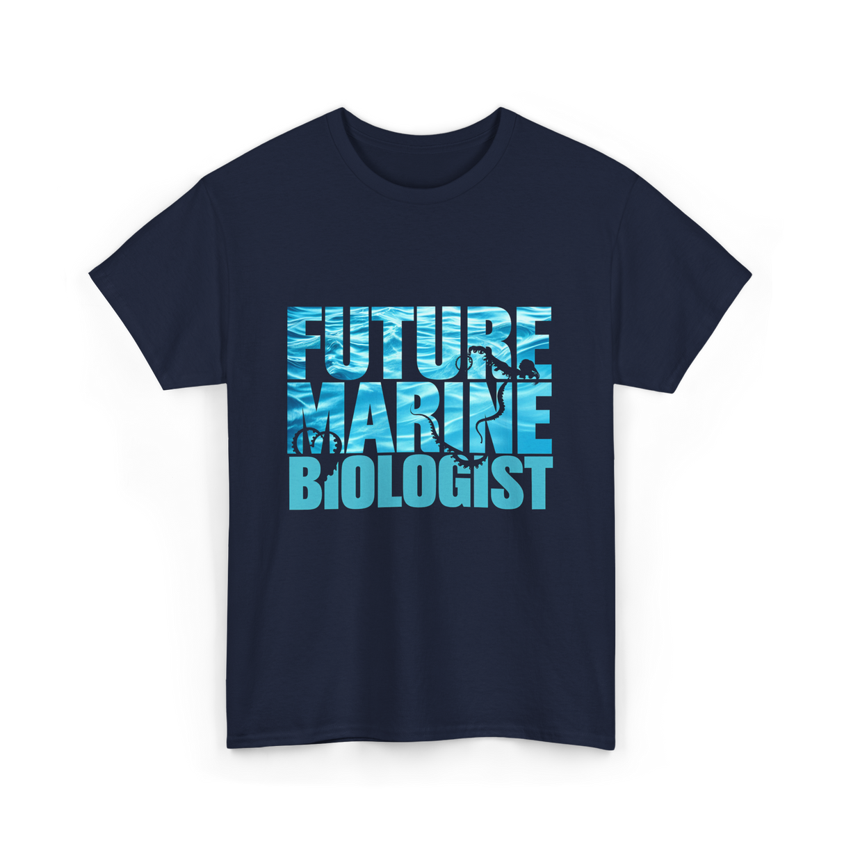 Future Marine Biologist Marine Biology T-Shirt - Navy