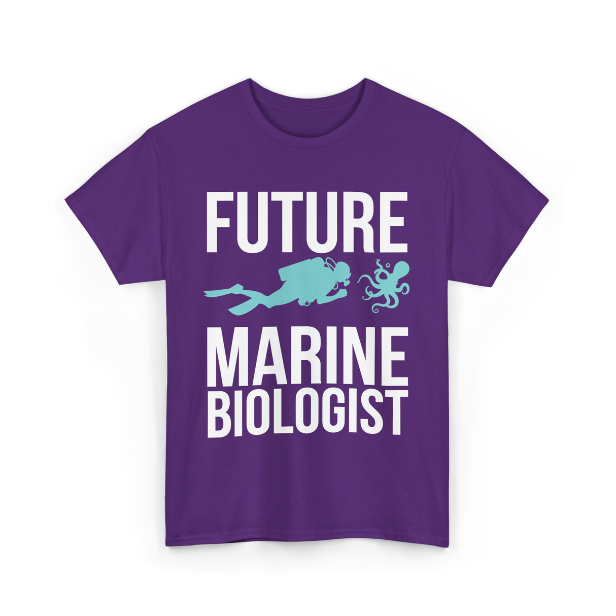 Future Marine Biologist Marine Biology T-Shirt - Purple