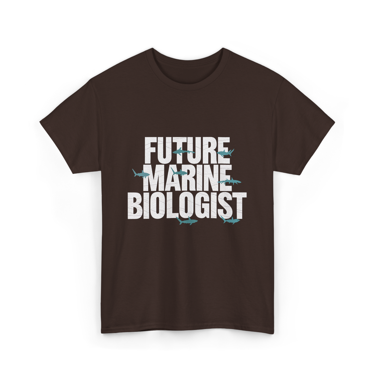 Future Marine Biologist Marine Biology T-Shirt - Dark Chocolate