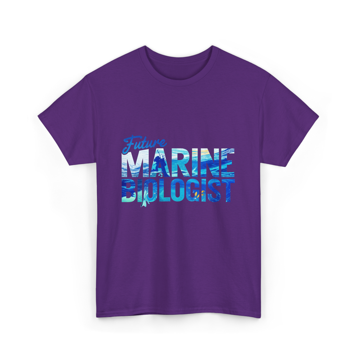 Future Marine Biologist Marine Biology T-Shirt - Purple