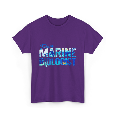 Future Marine Biologist Marine Biology T-Shirt - Purple